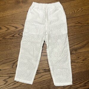 Girls White Pants